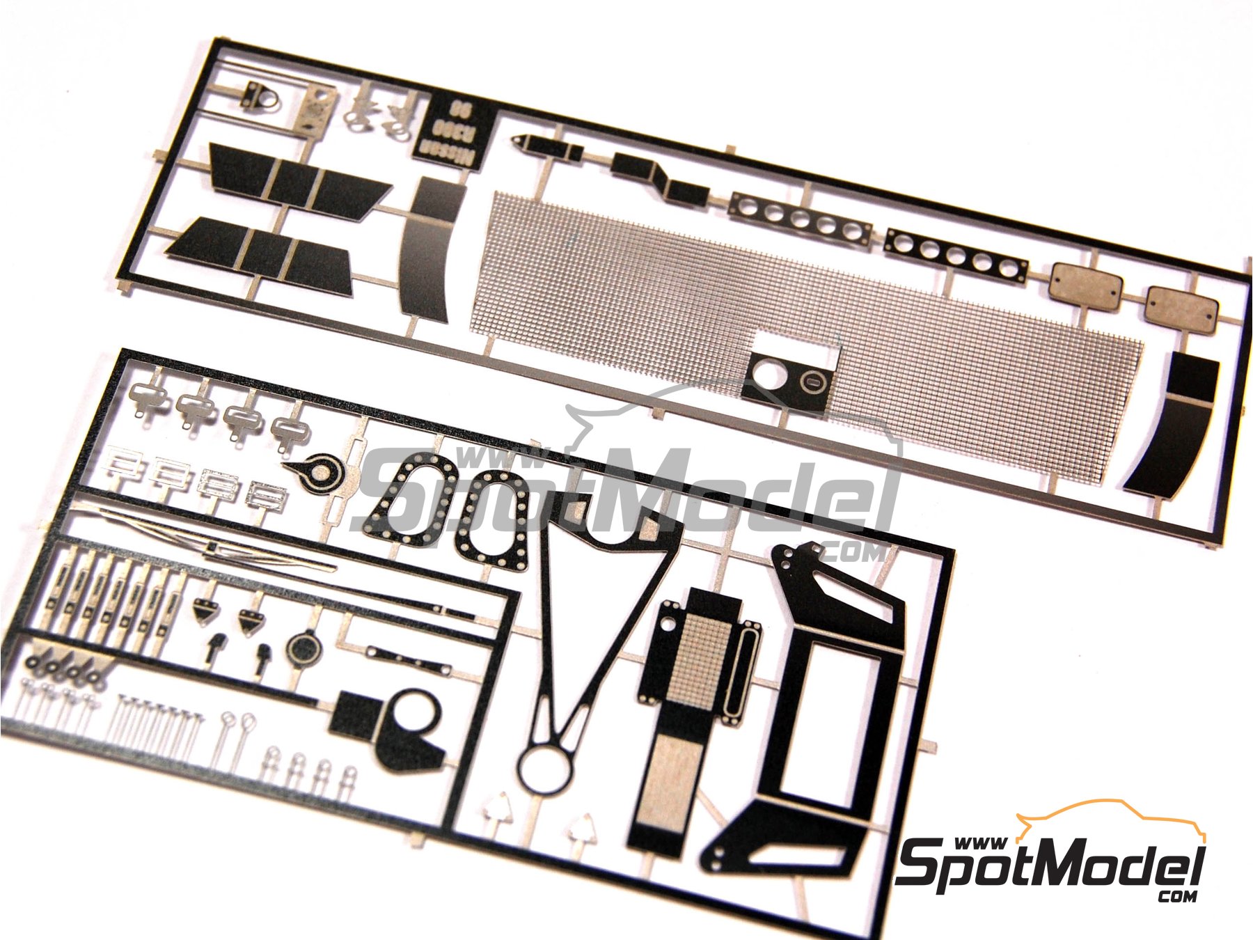 Nissan R390 GT1 sponsored by Jomo - 24 Hours Le Mans 1998. Marking / livery  in 1/24 scale manufactured by Renaissance Models (ref. TK24-081, also TK24